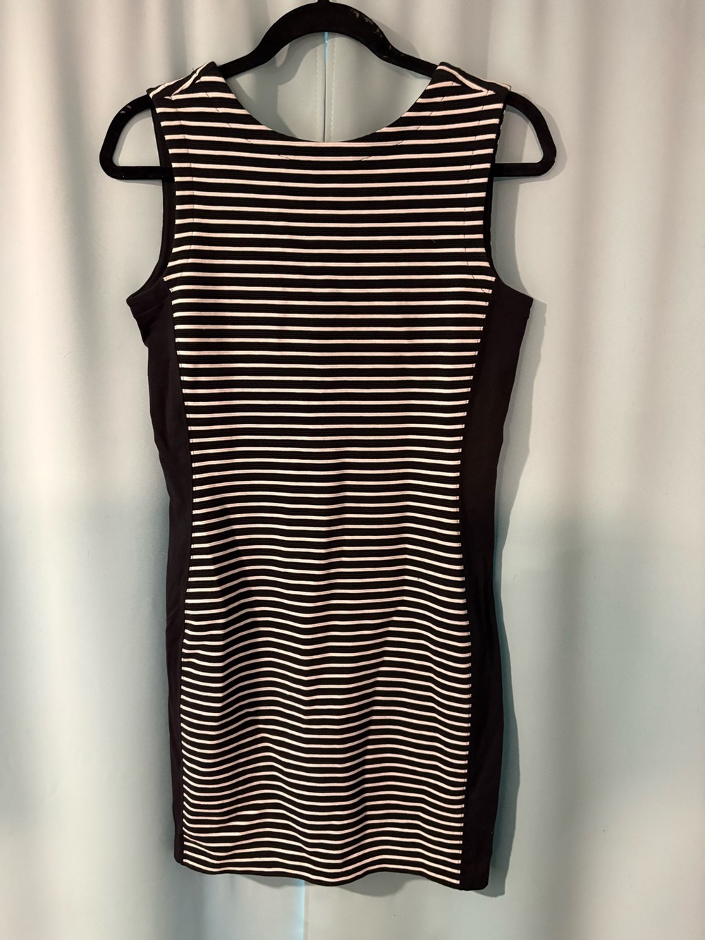 Athlete Black and white dress